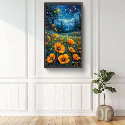 Night Scenery - Full Round Drill Diamond Painting 40*70CM