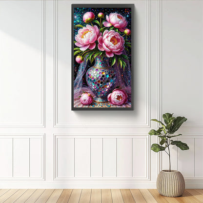 Vase And Flower - Full Round Drill Diamond Painting 40*70CM