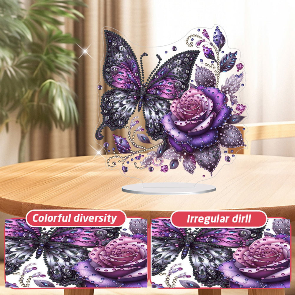 2D Flat Halloween DIY Diamond Painting 5D Desktop Ornaments Kit for Home Decor