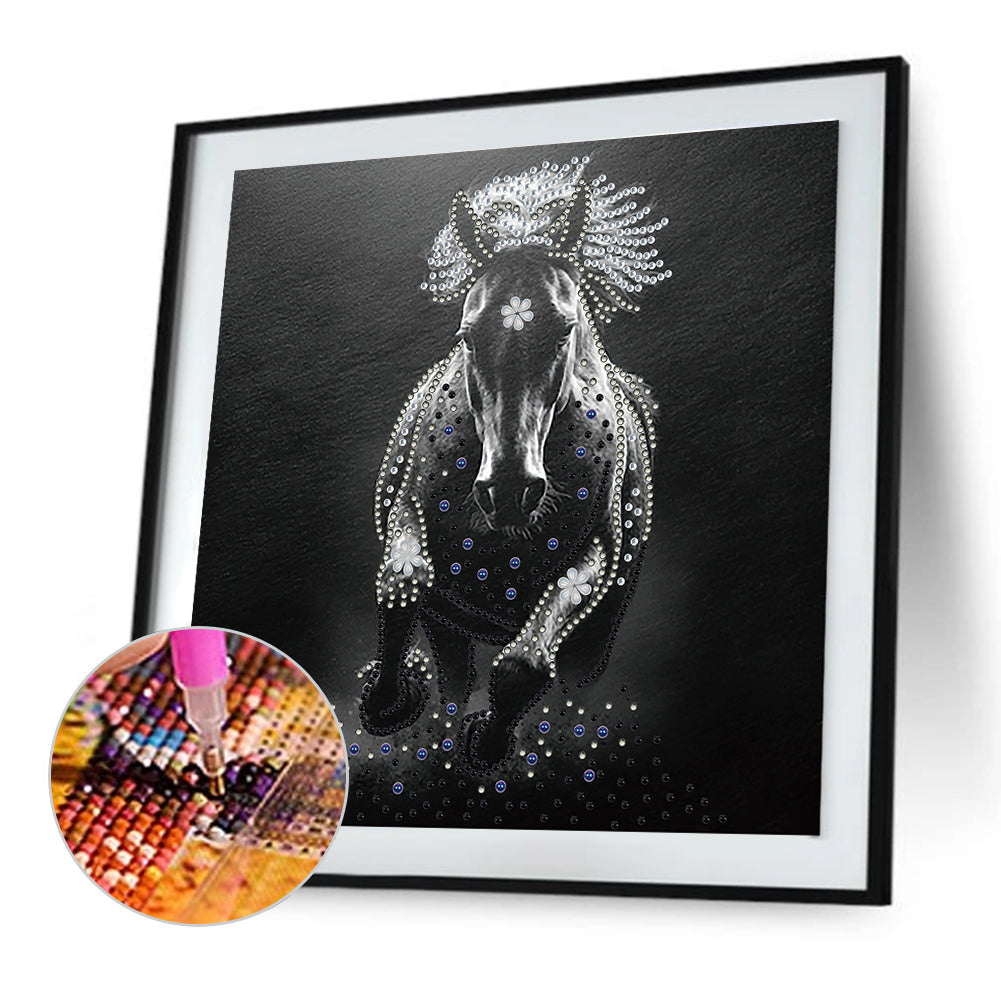 Horse - Special Shaped Drill Diamond Painting 30*30CM