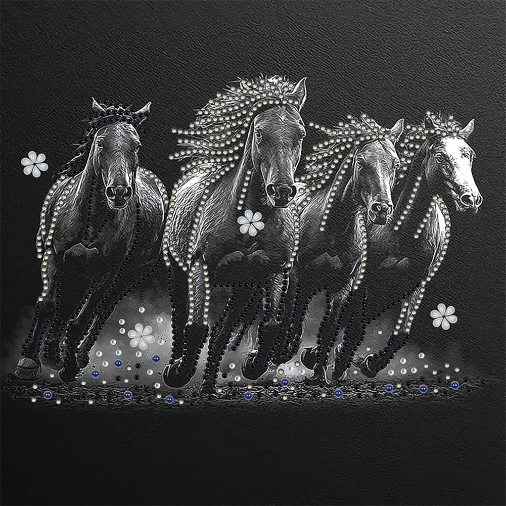 Horse - Special Shaped Drill Diamond Painting 30*30CM