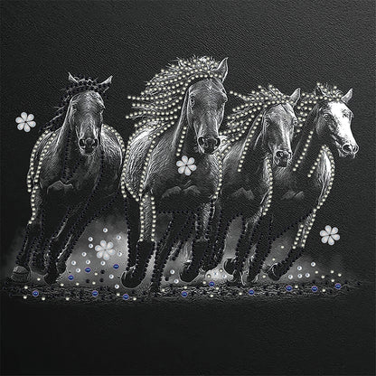Horse - Special Shaped Drill Diamond Painting 30*30CM