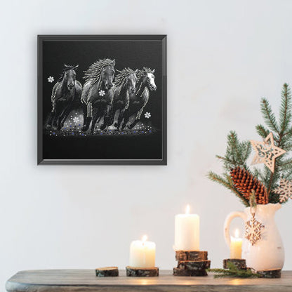 Horse - Special Shaped Drill Diamond Painting 30*30CM