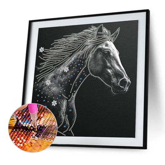 Horse - Special Shaped Drill Diamond Painting 30*30CM