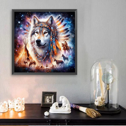 Wolf - Full Square Drill Diamond Painting 30*30CM