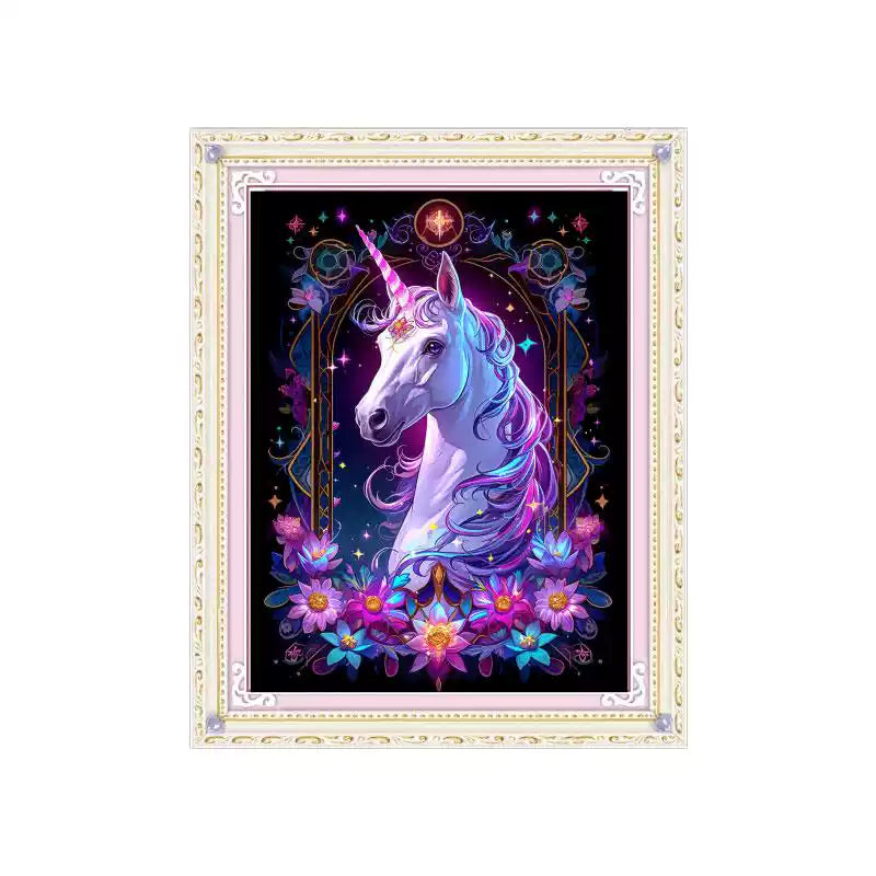 Unicorn - 11CT Stamped Cross Stitch 50*63CM(Mona Lisa Brand)