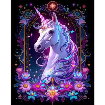 Unicorn - 11CT Stamped Cross Stitch 50*63CM(Mona Lisa Brand)