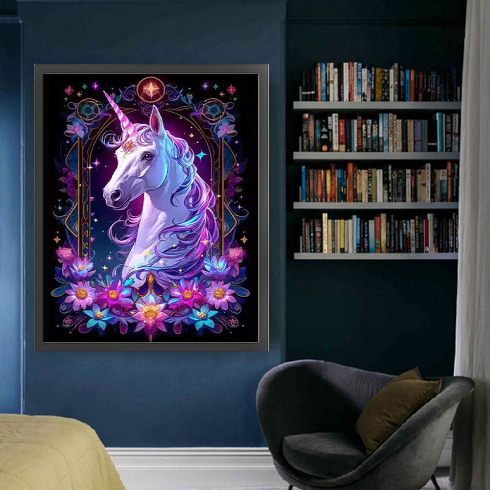 Unicorn - 11CT Stamped Cross Stitch 50*63CM(Mona Lisa Brand)