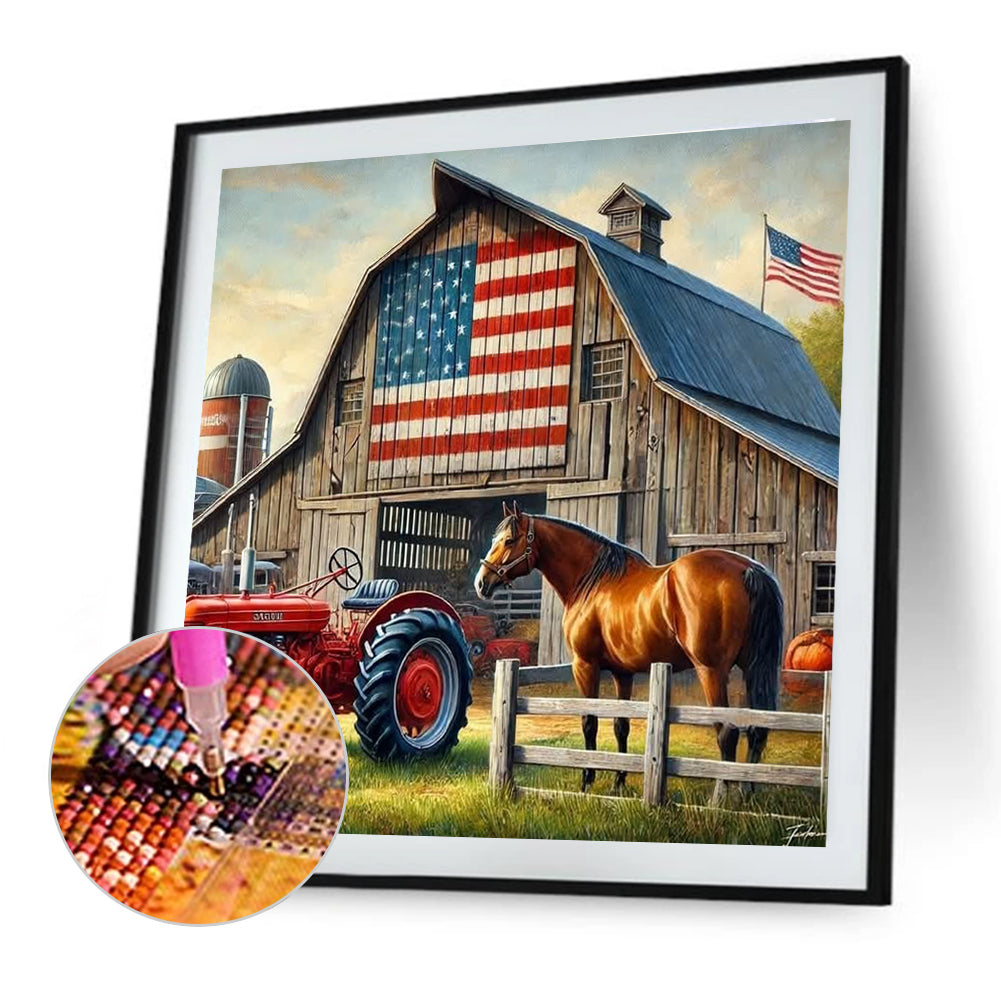 Woods Factory - Full Round Drill Diamond Painting 40*40CM
