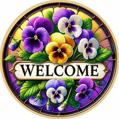 Phalaenopsis Flower Medallion - Full Round Drill Diamond Painting 30*30CM