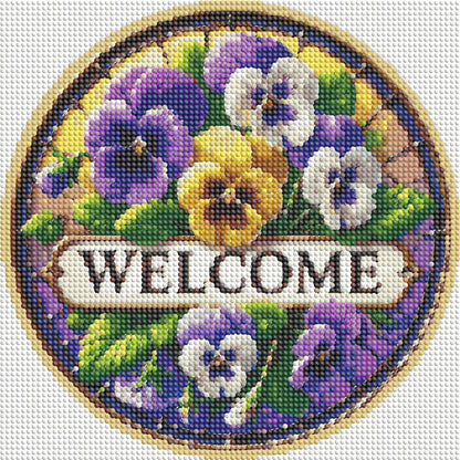 Phalaenopsis Flower Medallion - Full Round Drill Diamond Painting 30*30CM