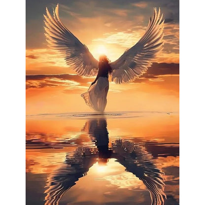 Angel Girl - Full Round Drill Diamond Painting 30*40CM