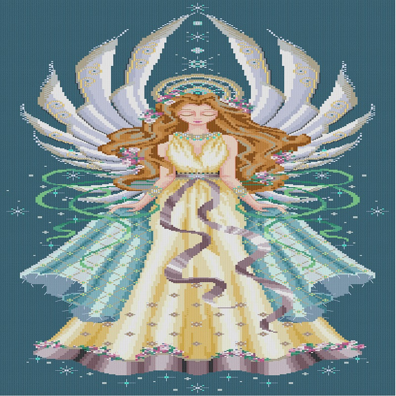 Christmas Star - 14CT Stamped Cross Stitch 40*82CM(Joy Sunday)