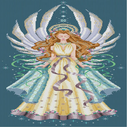 Christmas Star - 14CT Stamped Cross Stitch 40*82CM(Joy Sunday)