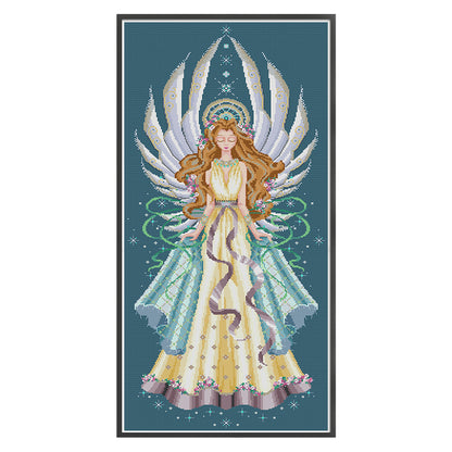 Christmas Star - 14CT Stamped Cross Stitch 40*82CM(Joy Sunday)