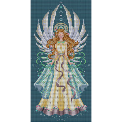 Christmas Star - 14CT Stamped Cross Stitch 40*82CM(Joy Sunday)