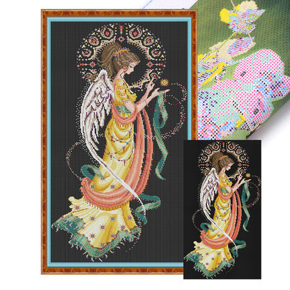 Sun Goddess - 14CT Stamped Cross Stitch 37*68CM(Joy Sunday)