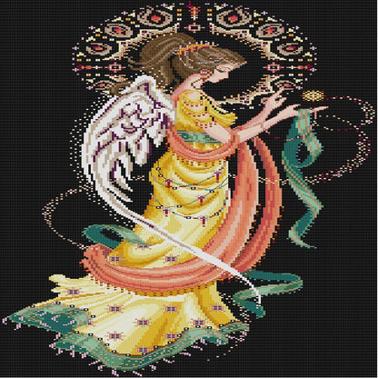 Sun Goddess - 14CT Stamped Cross Stitch 37*68CM(Joy Sunday)