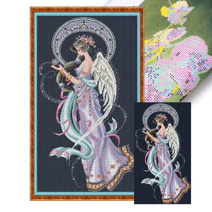Moon Goddess - 14CT Stamped Cross Stitch 37*69CM(Joy Sunday)