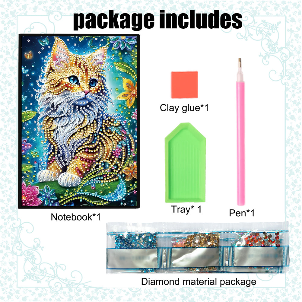 50-Page A5 Size Diamond Painting Notebook for Adults Beginners Holiday Birthday