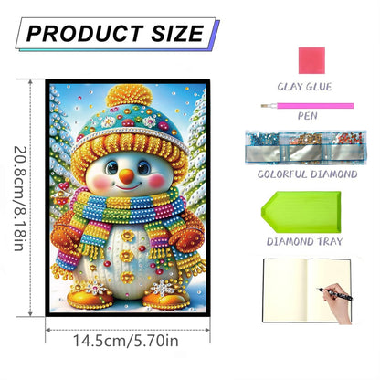 50-Page A5 Size Diamond Painting Notebook for Adults Beginners Holiday Birthday