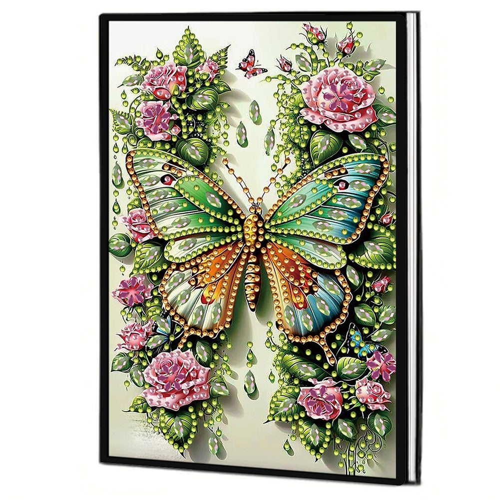 50-Page A5 Size Diamond Painting Notebook for Adults Beginners Holiday Birthday