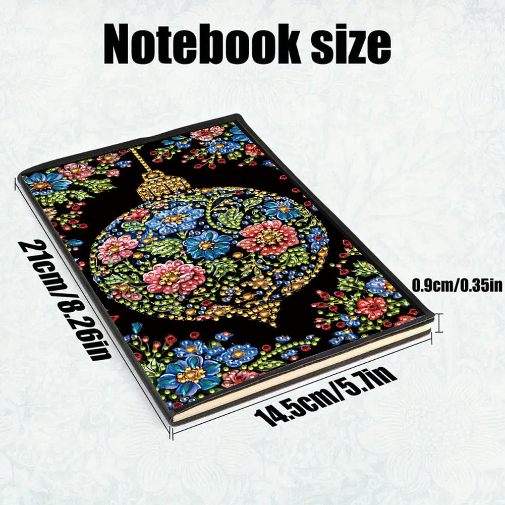 50-Page A5 Size Diamond Painting Notebook for Adults Beginners Holiday Birthday