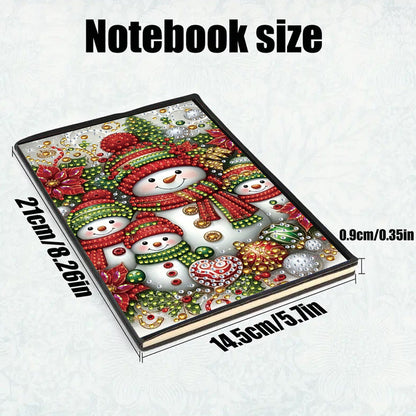 50-Page A5 Size Diamond Painting Notebook for Adults Beginners Holiday Birthday
