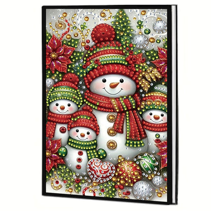 50-Page A5 Size Diamond Painting Notebook for Adults Beginners Holiday Birthday