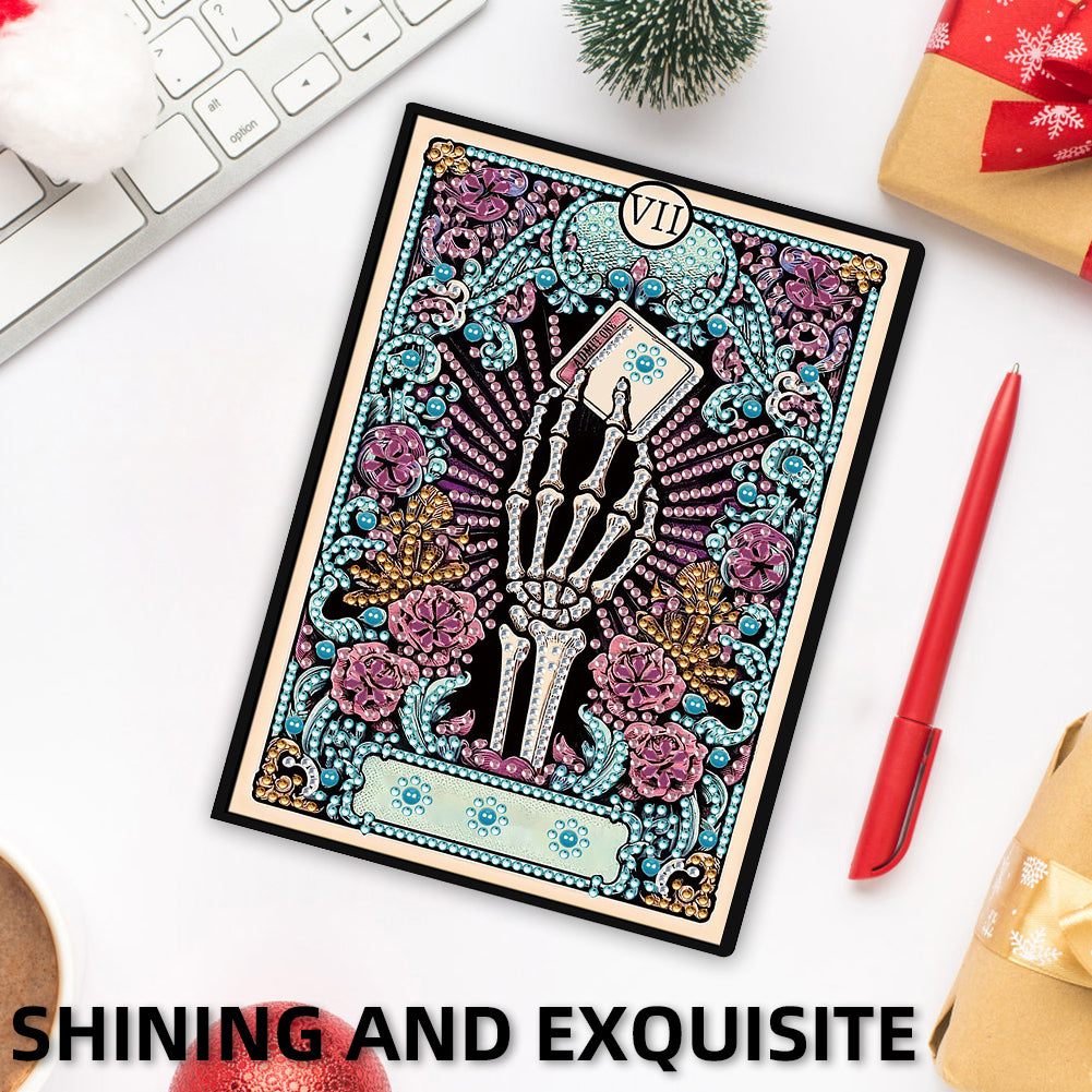 50-Page A5 Size Diamond Painting Notebook for Adults Beginners Holiday Birthday