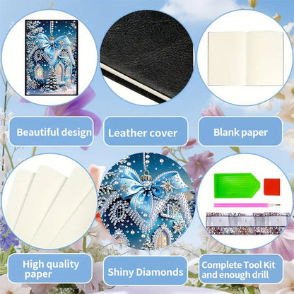 50-Page A5 Size Diamond Painting Notebook for Adults Beginners Holiday Birthday
