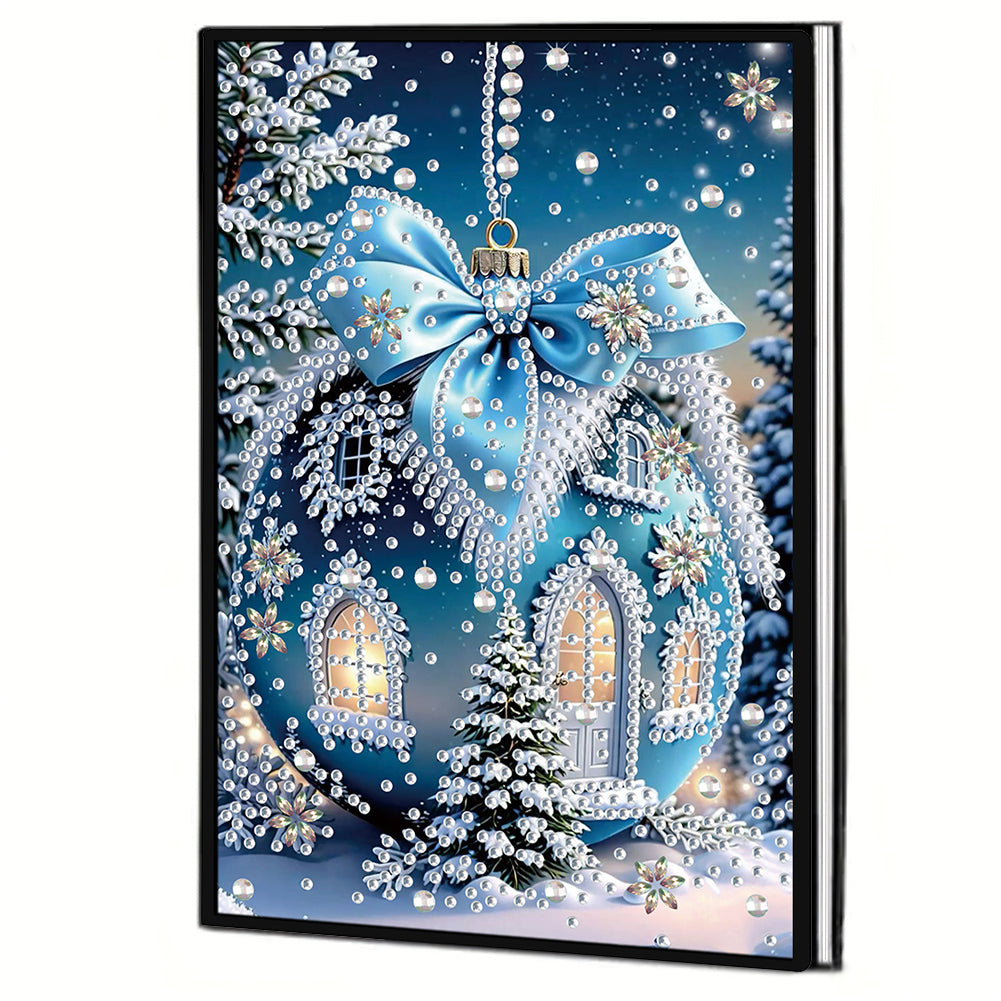50-Page A5 Size Diamond Painting Notebook for Adults Beginners Holiday Birthday