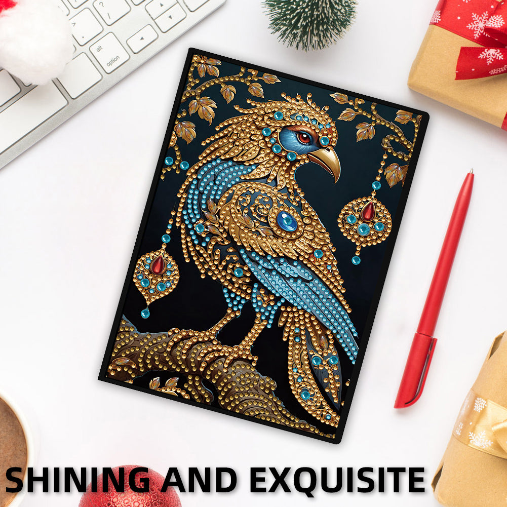 50-Page A5 Size Diamond Painting Notebook for Adults Beginners Holiday Birthday