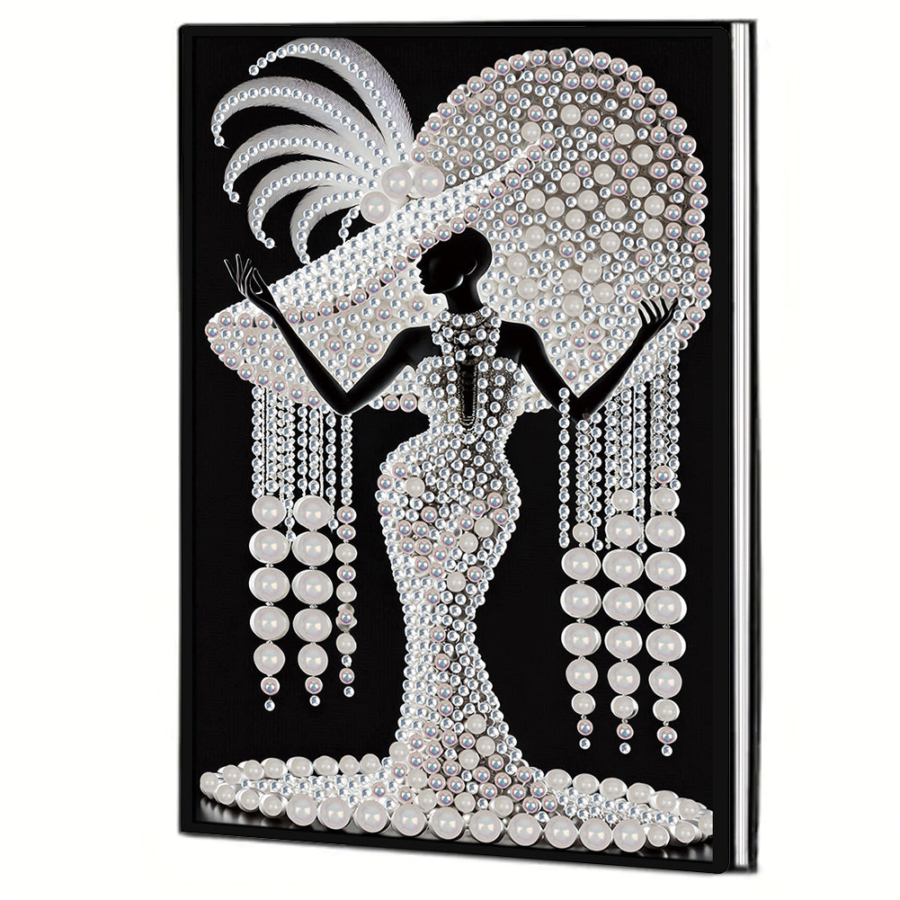 50-Page A5 Size Diamond Painting Notebook for Adults Beginners Holiday Birthday