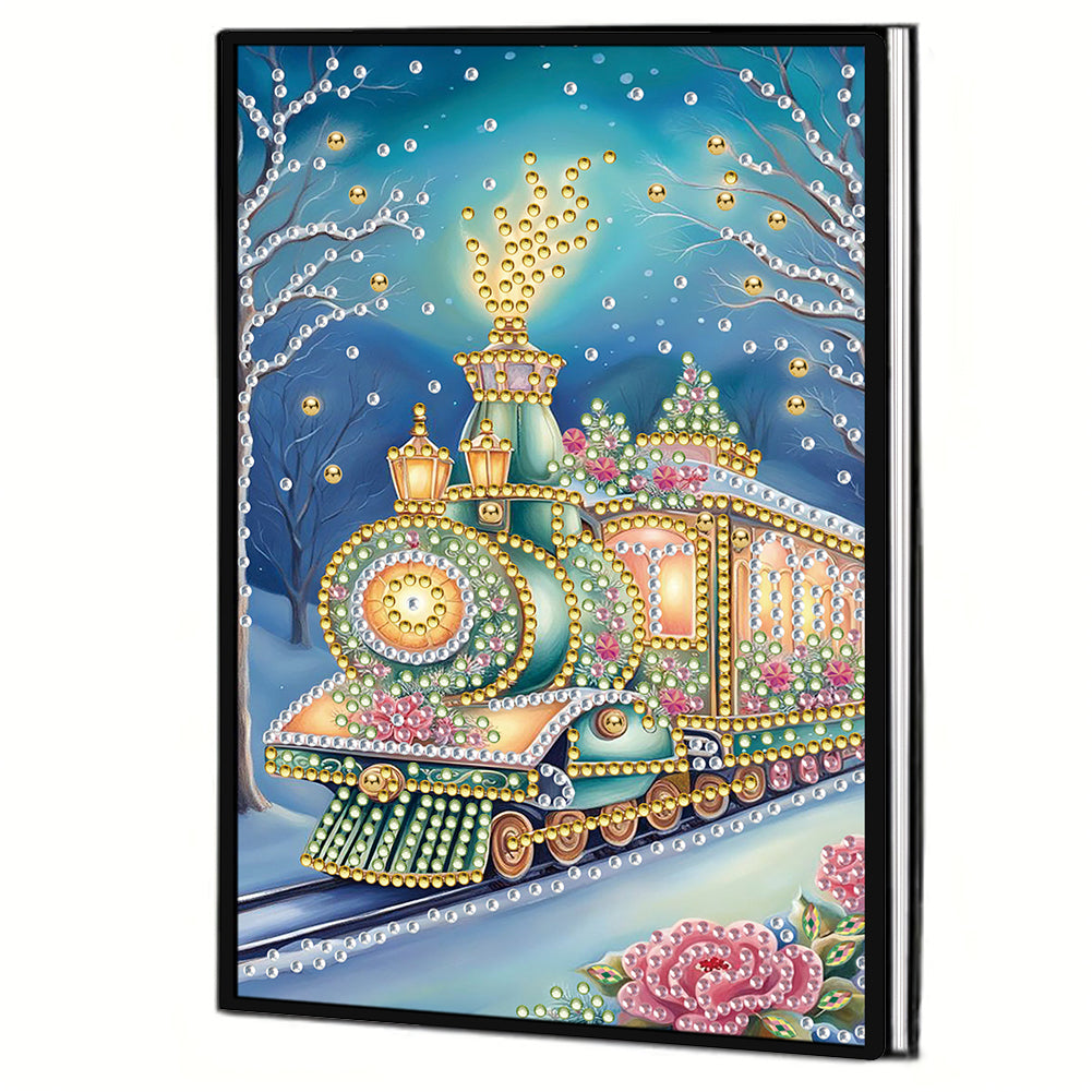 50-Page A5 Size Diamond Painting Notebook for Adults Beginners Holiday Birthday