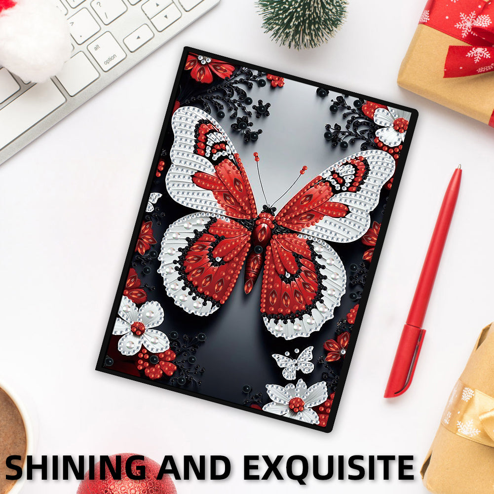 50-Page A5 Size Diamond Painting Notebook for Adults Beginners Holiday Birthday