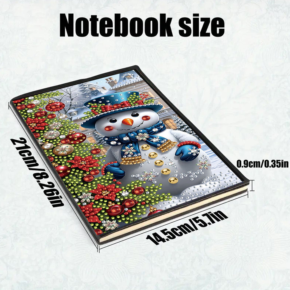 50-Page A5 Size Diamond Painting Notebook for Adults Beginners Holiday Birthday
