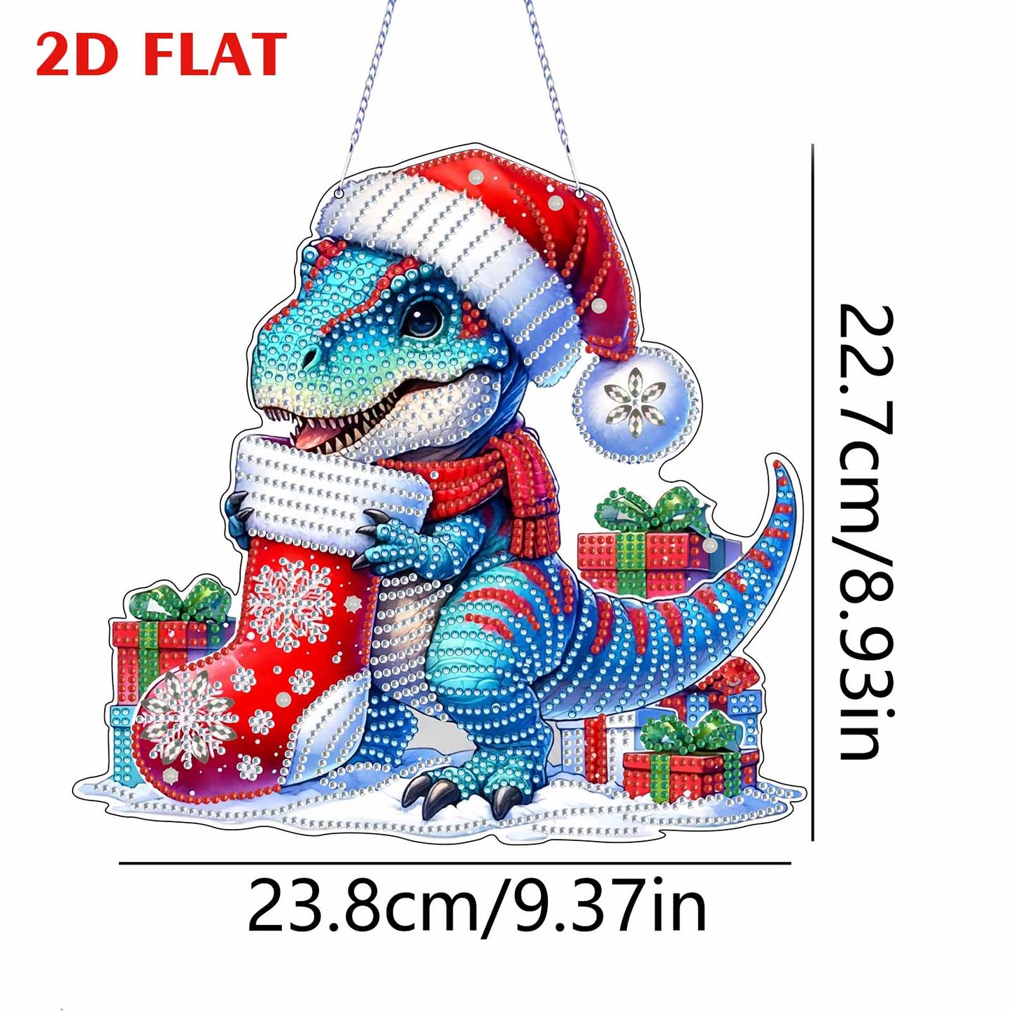 2D Flat DIY Diamond Painting Desktop Ornaments Kit for Home Office Desktop Decor