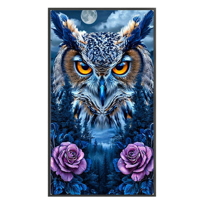 Owl - 11CT Stamped Cross Stitch 40*70CM