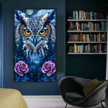 Owl - 11CT Stamped Cross Stitch 40*70CM