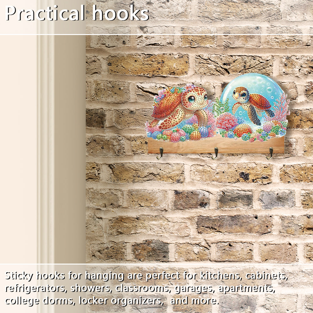 Animal DIY Diamond Painting Hanging Hook No Hole Punching Wall Decoration