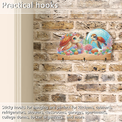 Animal DIY Diamond Painting Hanging Hook No Hole Punching Wall Decoration