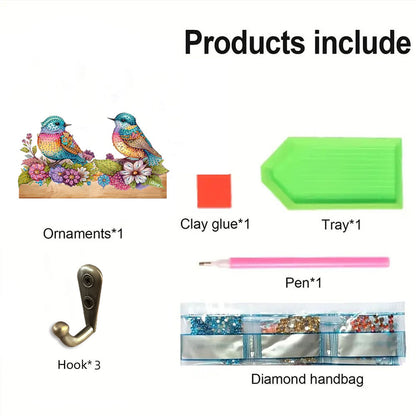 Animal DIY Diamond Painting Hanging Hook No Hole Punching Wall Decoration