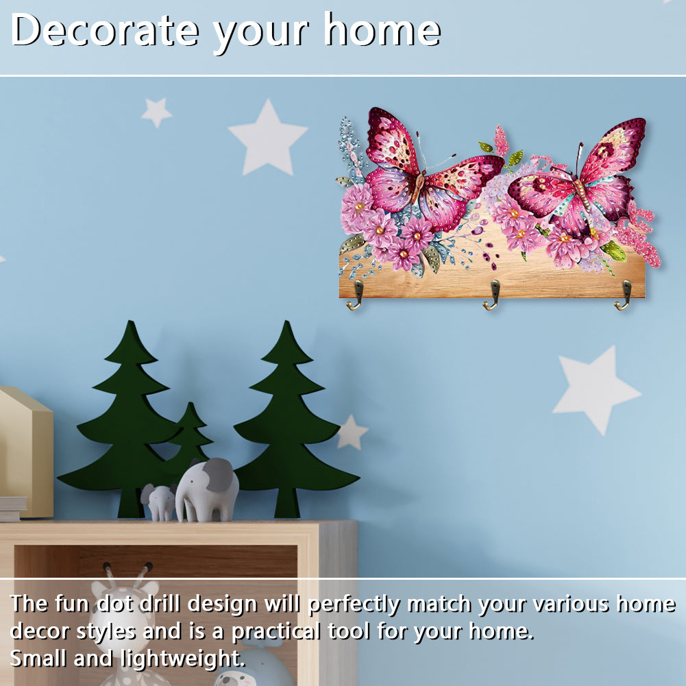 Animal DIY Diamond Painting Hanging Hook No Hole Punching Wall Decoration