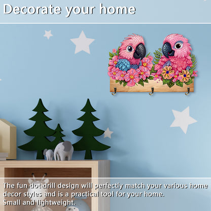 Animal DIY Diamond Painting Hanging Hook No Hole Punching Wall Decoration