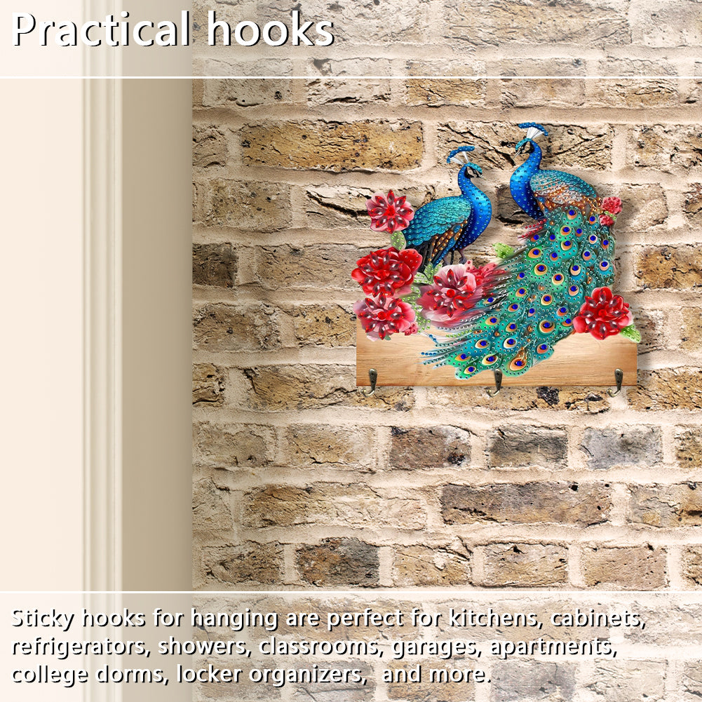 Animal DIY Diamond Painting Hanging Hook No Hole Punching Wall Decoration