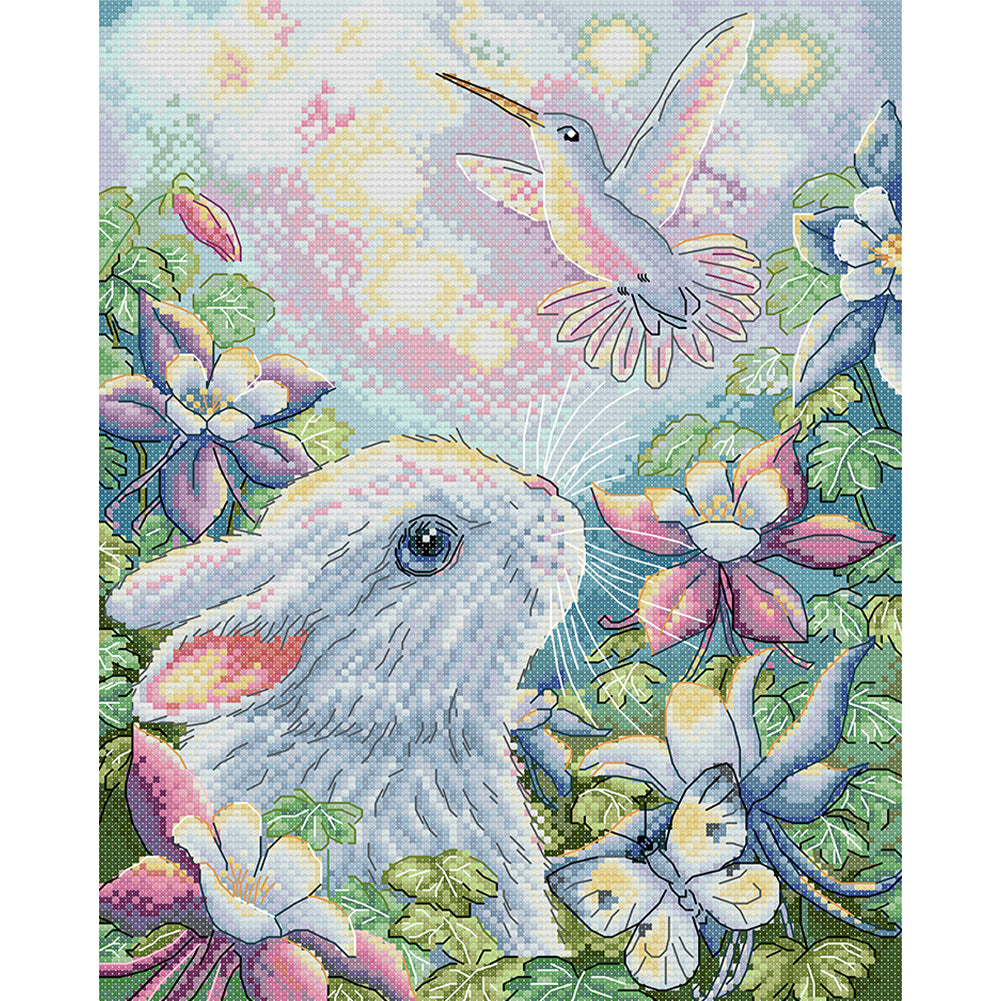 Dreams Fly - 14CT Stamped Cross Stitch 29*34CM(Joy Sunday)