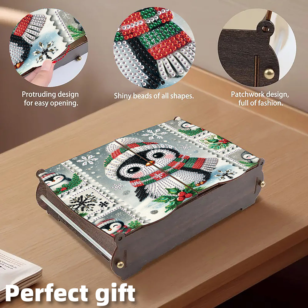 DIY Diamond Painting Handmade Storage Box Rhinestones Decorative Storage Case