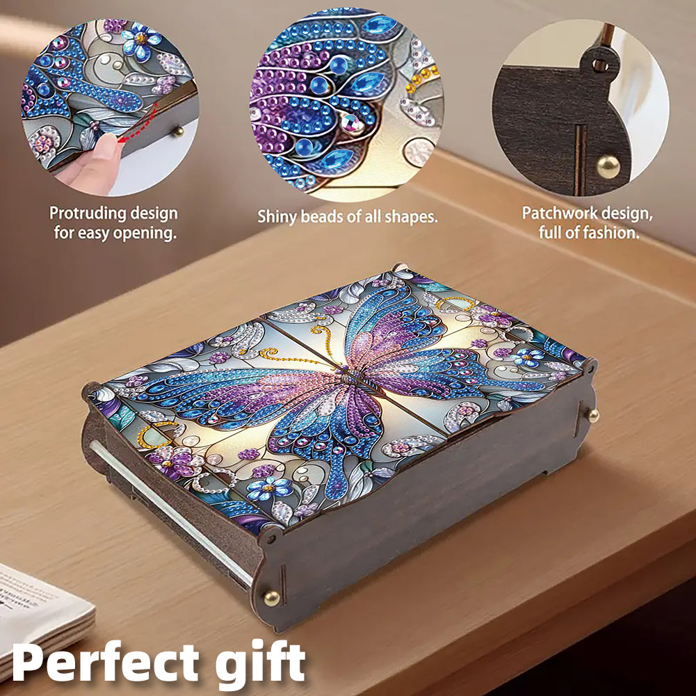 DIY Diamond Painting Handmade Storage Box Rhinestones Decorative Storage Case