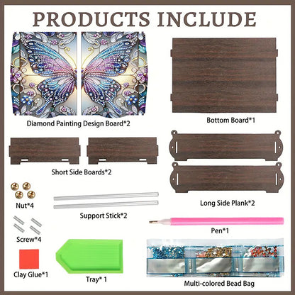 DIY Diamond Painting Handmade Storage Box Rhinestones Decorative Storage Case